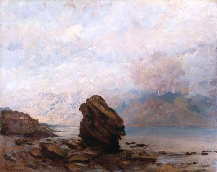 Gustave Courbet Isolated Rock (Le Rocher isolx) china oil painting image